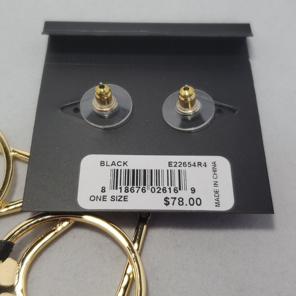 Rebecca minkoff black tassel earrings - Picture 3 of 3